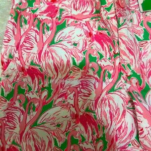 NWT Lilly Pulitzer Buttercup Shorts Prep Green Pink Colony SZ 0
